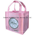 Custom Logo Printed Eco Friendly Non-Woven Reusable Tote Grocery Bag